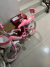 永久儿童自行车3-8岁小孩脚踏单车宝宝中大童女孩公主款童车 升级-白胎折叠】小猫粉+护具礼包 16寸 实拍图