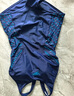 速比涛（Speedo）专业训练连体小平角泳衣女士健身修身遮肚显瘦聚拢抗氯度假游泳衣 蓝色【紧束核心机泳姿更进一步】 L (36) 身高170/体重58-64kg 实拍图