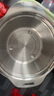 炊大皇 304不锈钢盆筛套装 洗菜盆和面盆调料腌肉盆米筛23cm2件套 实拍图