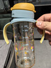 贝亲（Pigeon）自然成长翻盖直饮吸管 大童奶瓶330ml 马戏团 18月+ AA279 实拍图