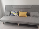 品上凯迪斯 现代简约多功能沙发床两用可折叠沙发床客厅沙发小户型懒人沙发 烟灰麻布 炫彩海绵款】升级2.0米长1.2米宽 实拍图