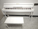 海蒂诗 电钢琴88键重锤电子钢琴儿童初学幼师专业成人家用数码立式钢琴 P-310木纹白-蓝牙-全重锤-配琴凳 实拍图