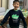 巴拉巴拉童装儿童毛衣男童针织衫女童毛衫秋装冬宝宝衣服卡通萌趣 深蓝80821 130 cm 实拍图
