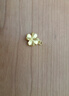 中国黄金（CHINA GOLD）四叶草黄金项链女士足金幸运草转运珠吊坠生日礼物送女友老婆 【京速达】足金四叶草吊坠约0.3g*配银链 实拍图