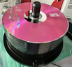 铼德(RITEK) 台产中国红黑胶音乐盘 CD-R 52速700M 空白光盘/光碟/刻录盘 桶装50片 实拍图