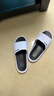 回力运动厚底拖鞋男室内户外穿静音速干防滑凉拖鞋HL3A57白黑46-47码 实拍图