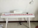 贝琪（Betsy）B351电钢琴88键重锤成人儿童电子钢琴家用练习初学者专业考级钢琴 B350-标准88键牛奶白粉键+圆腿支架 实拍图