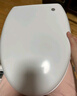 马桶盖家用通用加厚坐便器盖板老式马桶圈U型V型座便坐圈盖子配件 V型【承重王款】马桶盖 实拍图