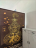 斯丽凯新中式入户屏风隔断客厅玄关现代简约布艺办公室双面简易实木座屏 画面1 80cm宽*180cm高 实拍图