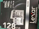 雷克沙（Lexar）128GB SD存储卡 U3 V30 佳能索尼富士尼康相机高速SD卡 读205MB/s 写140MB/s 4K超清录制 SD银卡 实拍图