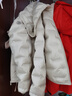 波司登（BOSIDENG）鹅绒羽绒服女士秋冬季轻薄连帽宽松短款内胆百搭保暖外套 【700+蓬鹅绒】奶油米-奶油欧包【卡码拍大】 S 160/84A 体重约110-125斤 实拍图
