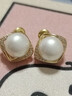 伊灿倪妮同款淡水仿珍珠耳钉2025新款爆款耳环女高级感耳饰无耳洞耳夹 倪妮同款淡水珍珠耳钉 实拍图