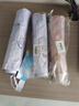 天堂 防紫外线阳伞三折 黑胶太阳伞便携折叠晴雨伞遮阳伞 粉色 实拍图