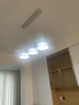 雷士（NVC）雷士照明LED餐吊灯餐厅吧台灯具现代简约铁艺三头吊灯 白色 实拍图