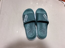 洁丽雅特大码男士外穿拖鞋夏季户外运动时尚防滑耐磨踩屎感凉拖鞋男款 绿色 44-45 (标准码) 实拍图