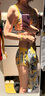 佑游游泳衣女泡温泉分体式速干保守显瘦游泳装三件套105504BF黄色 L 实拍图