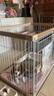 爱丽思（IRIS）狗围栏宠物笼子狗狗木质狗栅栏猫咪护栏大型犬泰迪用品 S号茶色【夏日套餐】 笼顶需加拍 实拍图