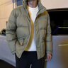 杰逊斯加厚保暖羽绒服男士冬季潮流韩版痞帅立领羽绒外套男装短款羽绒衣 A343-CF86-绿色 M 建议90-115斤 实拍图