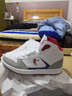 乔丹高帮板鞋男鞋运动鞋2025秋冬季新款厚底青少年小白鞋休闲鞋子男士 浅灰/生活蓝 42 实拍图