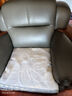 百熙尼真皮沙发垫2025新款四季通用防滑坐垫套罩盖布巾轻奢高级感 叶徳琳烟灰色(升级不起球） 70*70cm 实拍图