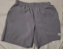 京东京造Wind速干运动短裤男四季跑步休闲裤子健身训练透气五分裤 浅灰色L 实拍图