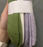 松山棉店彩色罗纹袜子情侣休闲袜5双装运动弹力男女7A抑菌短袜中筒长筒袜 女长筒-米白+粉灰+紫灰+浅绿+黑 均码 【女35-40码】 实拍图