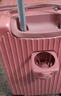 袋鼠（KANGAROO）多功能行李箱大容量拉杆箱男大号皮箱密码箱女生大号旅行箱登机箱 B607【玫+白】多功能-单箱 22英寸 【短期出行】 实拍图