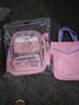 史努比（SNOOPY）学生补习袋 超轻大容量多功能手提袋拎书袋 儿童美术袋补课 粉色 实拍图
