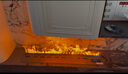 烨斯特3d智能雾化壁炉嵌入式电子壁炉欧式装饰电视柜背景仿真火焰加湿器 暗耀磨砂升级智能AI声控1000mm 实拍图