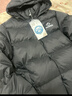 准者长款羽绒服男女情侣款春夏白鸭绒连帽保暖防风加厚运动外套 纯正黑 M (170) 实拍图