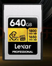 雷克沙（Lexar）640GB Cfexpress Type A存储卡 VPG400 8K 60P录制 索尼相机cfa卡 读1800MB/s 4.0高速（GOLD） 实拍图