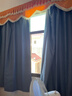 水星家纺窗帘遮光卧室全遮光布5A抗菌遮阳帘隔音简易挂钩式1.8x2.0米1片蓝 实拍图