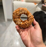 疯狂小狗宠物狗狗零食磨牙棒牛皮卷小型犬幼犬成犬 小号甜甜圈80g*3 实拍图