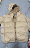 波司登25年秋季羽绒服鸭绒男女儿童5A抗菌宽松短款轻薄连帽外套 实拍图
