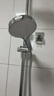 苏泊尔（SUPOR）增压淋浴花洒喷头全套家用洗澡卫浴套装高压出水单莲蓬头手持花洒 【电镀银】花洒+软管（送支架） 实拍图