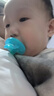 爱彼爱安抚奶嘴0-6个月以上防胀气防龅牙新生婴儿安怡安睡奶嘴超软硅胶 3号绿色 0-12个月 1盒装 带收纳盒防掉链 实拍图