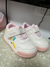 泰兰尼斯秋冬新款学步鞋童鞋女童软底机能鞋男童包头宝宝鞋网面透气面包鞋 白/粉 冬款-加绒（拍大一码） 24 内长15.5cm 脚长14.5cm 实拍图