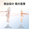 明月镜片 眼镜架全框超轻钛光学眼镜框女配镜高清防蓝光近视眼镜36049 镜框+1.56明月防蓝光镜片 实拍图