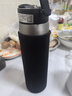 诺百纷魔力球磁弹泡茶杯大容量便携茶水分离316不锈钢保温杯生日礼物 T3523钛灰750ml 实拍图