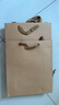 悠格码 加厚牛皮纸袋手提袋 礼品袋服装茶叶送礼购物包装袋商务会议纸质袋子原色 28*10*33cm10个装 实拍图