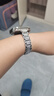 臣颂（CHENSONG）2025新款满天星 适用华为watch fit3/fit4/4Pro手表表带 满钻款腕带高级感女生金属表链 银色 实拍图