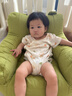馍彭【现货速发 京东快递】婴儿沙发椅0到三岁儿童沙发沙发宝宝沙发坐 小号绿色棉麻儿童小沙发【坐感舒适】 EPS环保颗粒 【安全呵护零甲醛】 实拍图