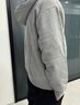 adidas休闲舒适宽松加绒连帽夹克外套男女秋冬阿迪达斯官方轻运动 中麻灰   3XL 实拍图