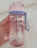 富光塔塔塑料儿童水杯tritan夏季吸管杯小学生大容量运动户外太空杯子 粉色500ml 实拍图