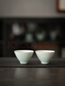 苏氏陶瓷（SUSHI CERAMICS）卵青功夫茶杯开片冰裂品茗杯两个装简装款 实拍图