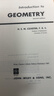 几何导论 第2版(英文版） 实拍图