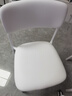 林氏家居现代简约家用餐桌椅子网红餐厅软包靠背椅2022新款LS071 【白色】LS071S1-A椅子 实拍图