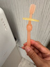 哈咔（haakaa）宝宝训练牙刷硅胶软毛0-1-2-3岁婴儿幼儿口腔清洁360度儿童乳牙刷 活力橙 实拍图