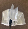 透明雨伞可折叠白色日系三折伞男女生高颜值网红拍照伞大号自动伞 透明自动伞【白色】 实拍图