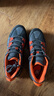悍途透气登山鞋低帮防滑耐磨爬山鞋四季网面新款舒适减震户外徒步鞋 深灰/桔色609-男 42 实拍图